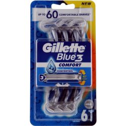 Gillette Blue 3 Comfort három pengés borotva 6 darabos 