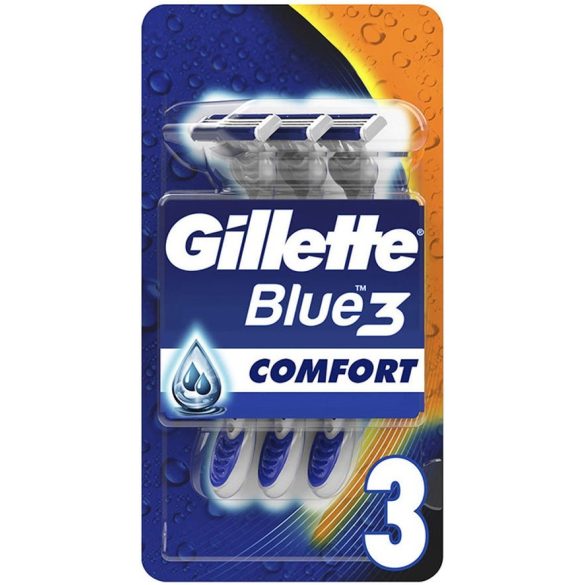 Gillette Blue 3 Comfort három pengés borotva 3 darabos 
