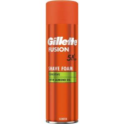 Gillette Fusion 5 Sensitive Almond Oil borotvahab 250 ml