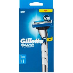 Gillette Mach3 Turbo 3D Flexball borotva 1 db pengével