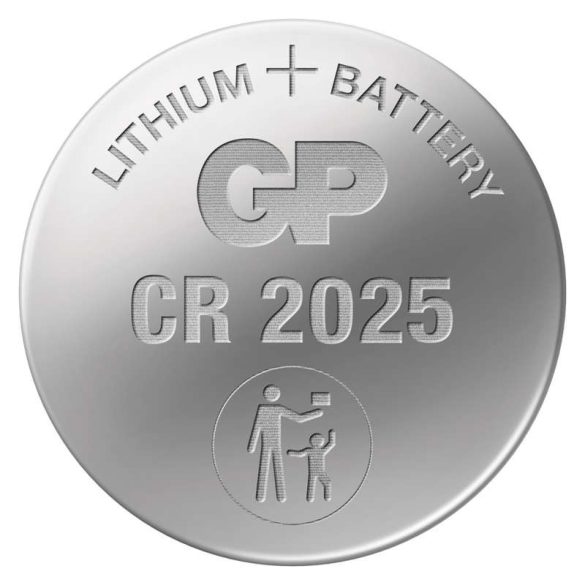 GP CR2025 3V lithium gombelem 5 db-os