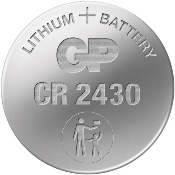 GP CR2430 3V lithium gombelem 5 db-os