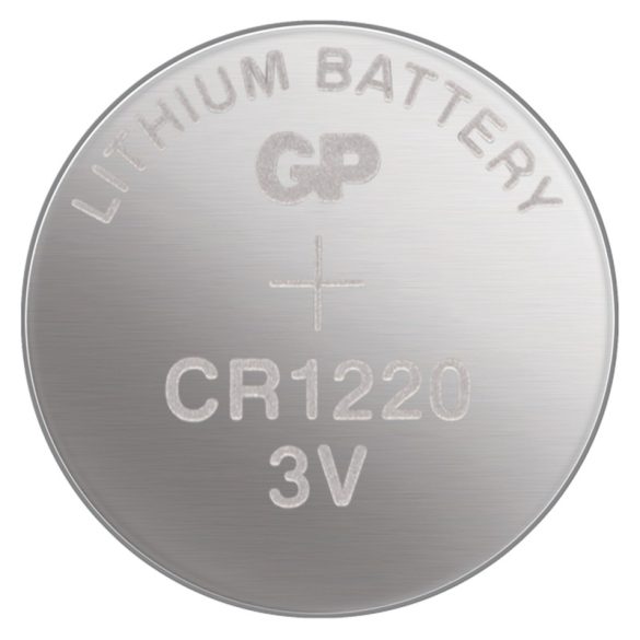 GP CR1220 lithium gombelem 5 db-os