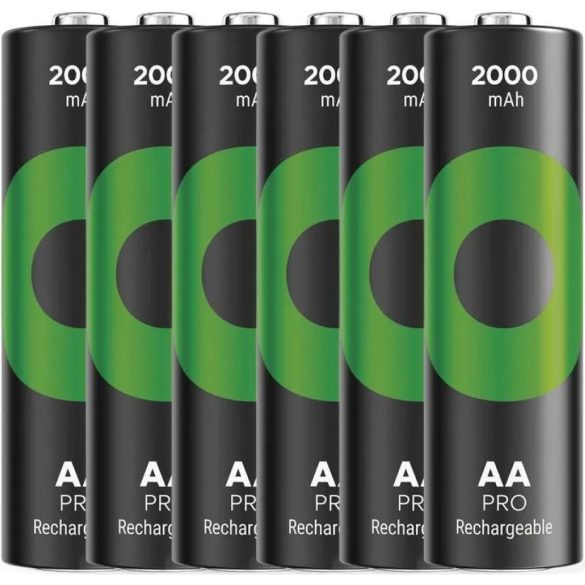 GP ReCyko Pro akkumulátor AA ceruza 2000mAh NiMH 6 db-os