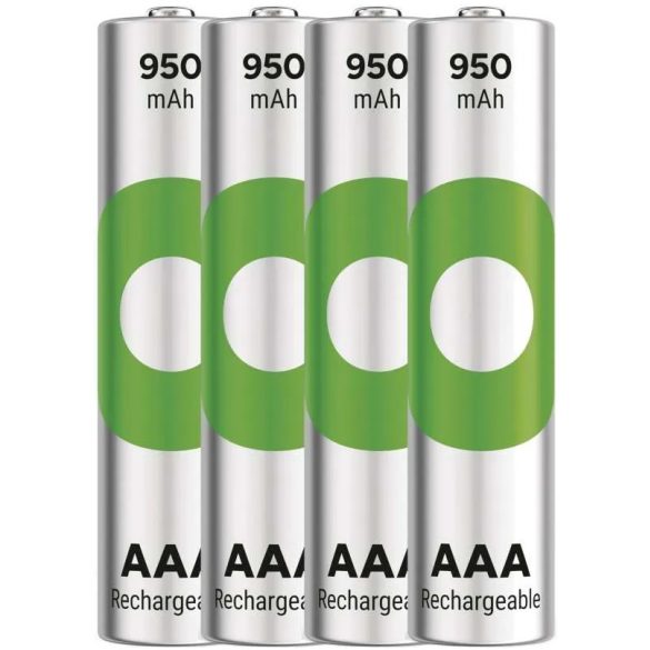 GP ReCyko AAA mikró akkumulátor 950mAh NiMH 4 db-os