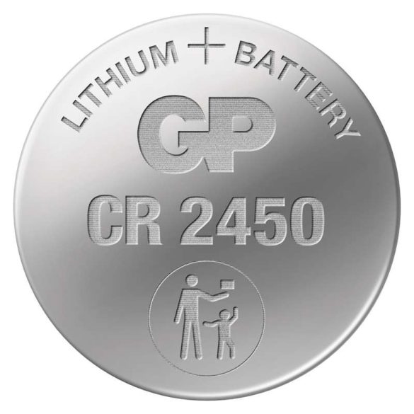 GP CR2450 3V lithium gombelem 5 db-os