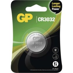 GP CR3032 3V lithium gombelem 1 db-os