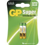 GP Super alkáli 25A, AAAA speciális elem 2 db-os