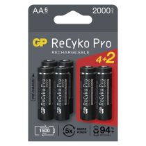 GP ReCyko AA ceruza akkumulátor 2000mAh 6 db-os