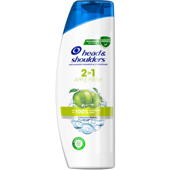 Head & Shoulders Apple Fresh 2 az 1-ben korpásodás elleni sampon balzsammal 360 ml