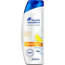   Head & Shoulders Citrus Fresh korpásodás elleni sampon zsíros hajra 200 ml