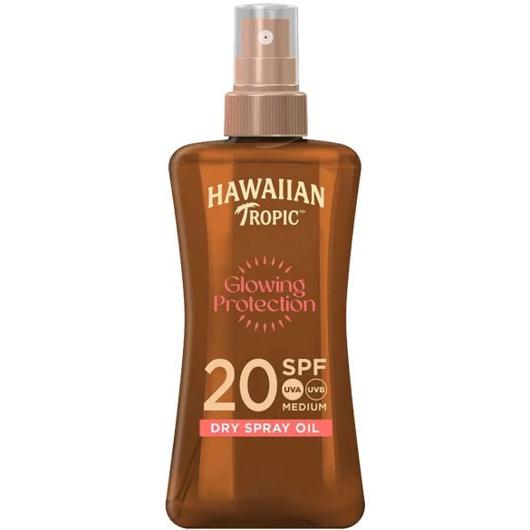 Hawaiian Tropic Glowing Protection bőrvédő napolaj pumpás SPF 20 faktoros 200 ml