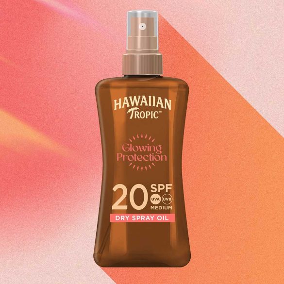 Hawaiian Tropic Glowing Protection bőrvédő napolaj pumpás SPF 20 faktoros 200 ml