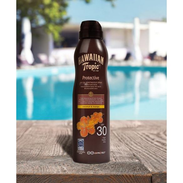 Hawaiian Tropic bőrvédő napolaj spray SPF 30 faktoros 180 ml