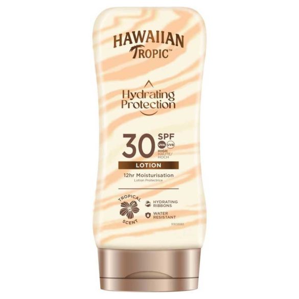 Hawaiian Tropic Hydrating Protection hidratáló bőrvédő naptej SPF 30 faktoros 180 ml