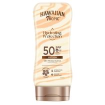   Hawaiian Tropic Hydrating Protection hidratáló bőrvédő naptej SPF 50 faktoros 180 ml