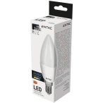 ENTAC LED gyertya izzó E14 4W 6400K hideg fehér 345 lumen