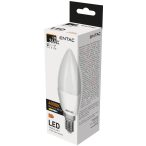   ENTAC LED gyertya izzó E14 4W 4000K természetes fehér 345 lumen