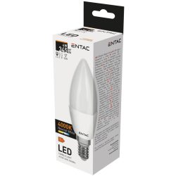   ENTAC LED gyertya izzó E14 4W 4000K természetes fehér 345 lumen