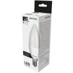   ENTAC LED gyertya izzó E14 6,5W 6400K hideg fehér 560 lumen