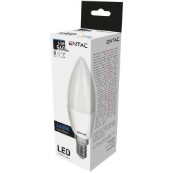   ENTAC LED gyertya izzó E14 6,5W 6400K hideg fehér 560 lumen