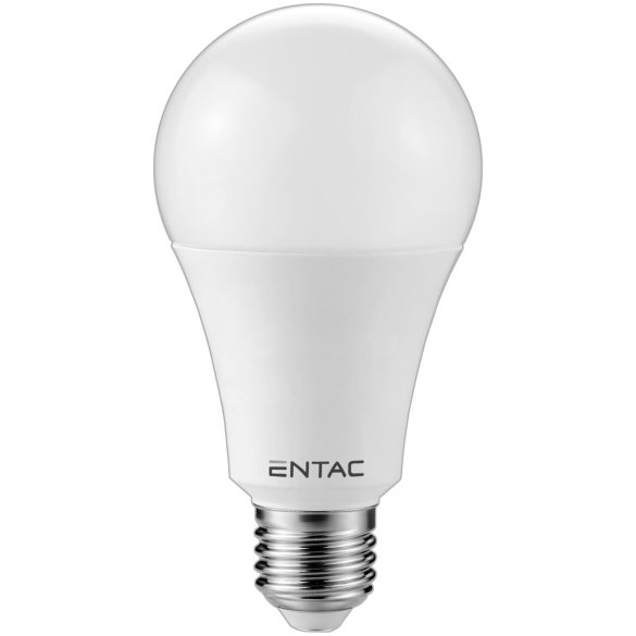 ENTAC A70 LED izzó, 18W, E27 foglalat, 4000K természetes fehér fény, gazdaságos 2 db-os kiszerelés