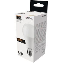   ENTAC A70 LED izzó, 18W, E27 foglalat, 4000K természetes fehér fény, gömb alakú