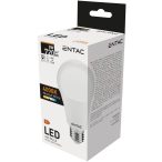   ENTAC A60 LED izzó, 8W, E27 foglalat, 4000K természetes fehér fény, gömb alakú