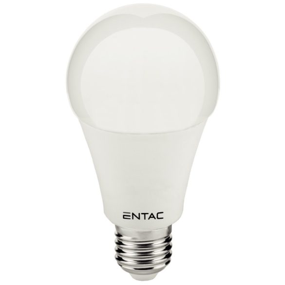 ENTAC A60 LED izzó, 8W, E27 foglalat, 4000K természetes fehér fény, gömb alakú