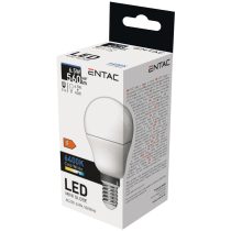   ENTAC LED kis gömb izzó E14 6,5W 6400K hideg fehér 560 lumen