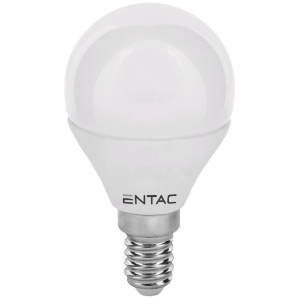 ENTAC LED kis gömb izzó E14 6,5W 6400K hideg fehér 560 lumen