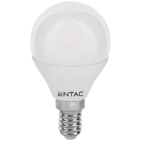 ENTAC LED kis gömb izzó E14 6,5W 4000K természetes fehér 560 lumen