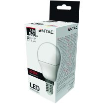   ENTAC LED kis gömb izzó E14 6,5W 3000K meleg fehér 540 lumen