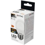   ENTAC LED kis gömb izzó E27 4W 4000K természetes fehér 345 lumen