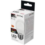   ENTAC LED kis gömb izzó E27 4W 3000K meleg fehér 345 lumen
