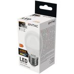   ENTAC LED kis gömb izzó E27 6,5W 4000K természetes fehér 560 lumen