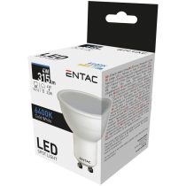 ENTAC LED Spot izzó GU10 4W 6400K hideg fehér 315 lumen