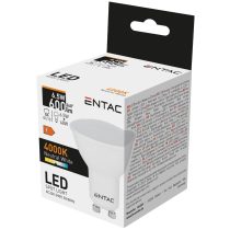   ENTAC LED Spot izzó GU10 6,5W 4000K természetes fehér 600 lumen