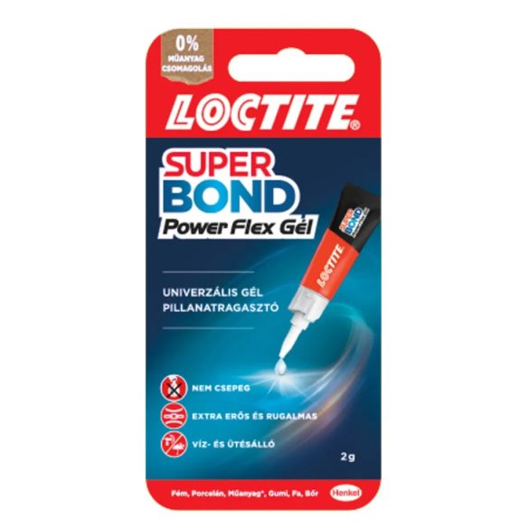 Loctite Super Bond Power gél pillanatragasztó 2g-os
