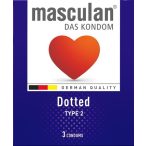 Masculan Dotted óvszer 3 db-os