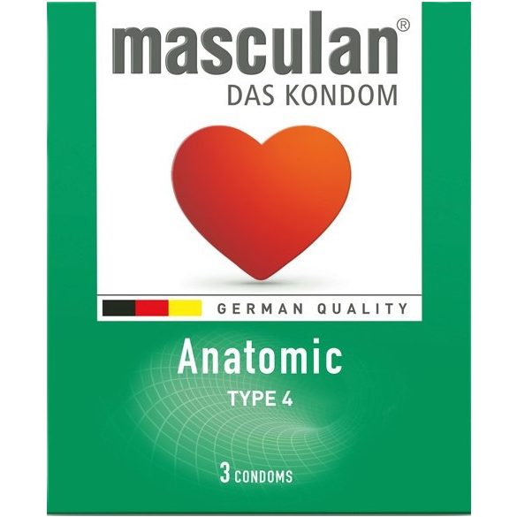 Masculan Anatomic óvszer 3 db-os