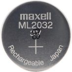 Maxell ML2032 tölthető gombelem 3V 65mAh
