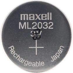 Maxell ML2032 tölthető gombelem 3V 65mAh
