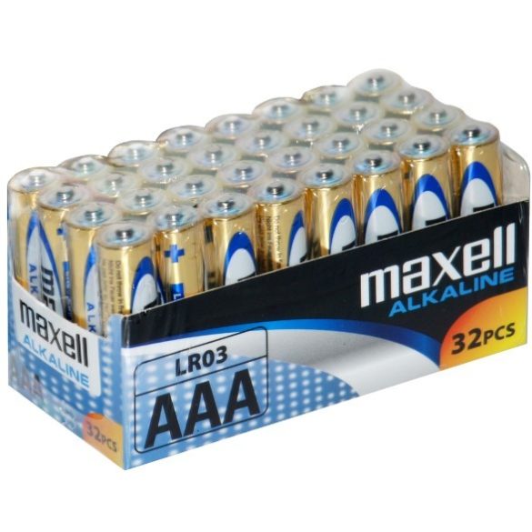 Maxell Alkáli AAA tartós mikró elem fóliás 4db-os