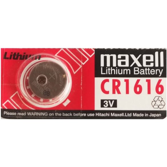 Maxell CR1616 Lithium gombelem 5 db-os