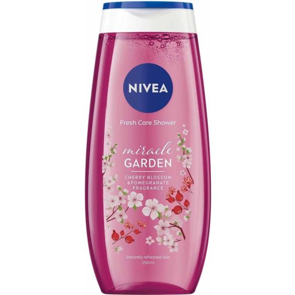 Nivea Miracle Garden Cherry Blossom& Pomegranate Fragrance Női tusfürdő 250ml