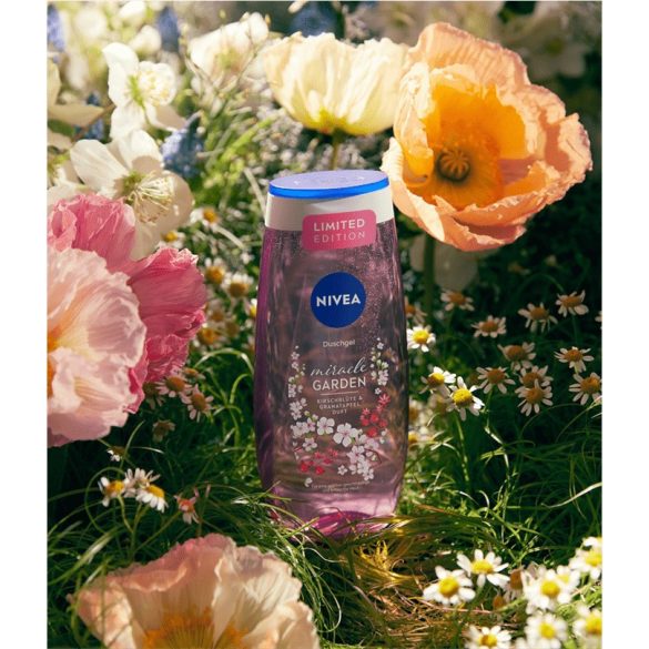 Nivea Miracle Garden Cherry Blossom& Pomegranate Fragrance Női tusfürdő 250ml