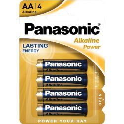 Panasonic Alkaline Power LR6 AA ceruza elem 4 db-os