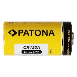 Patona 16340 (CR123A) 700mAh 3,7V-os Lítium-Ion akku