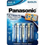 Panasonic Evolta Alkáli AA Ceruza elem 6db-os